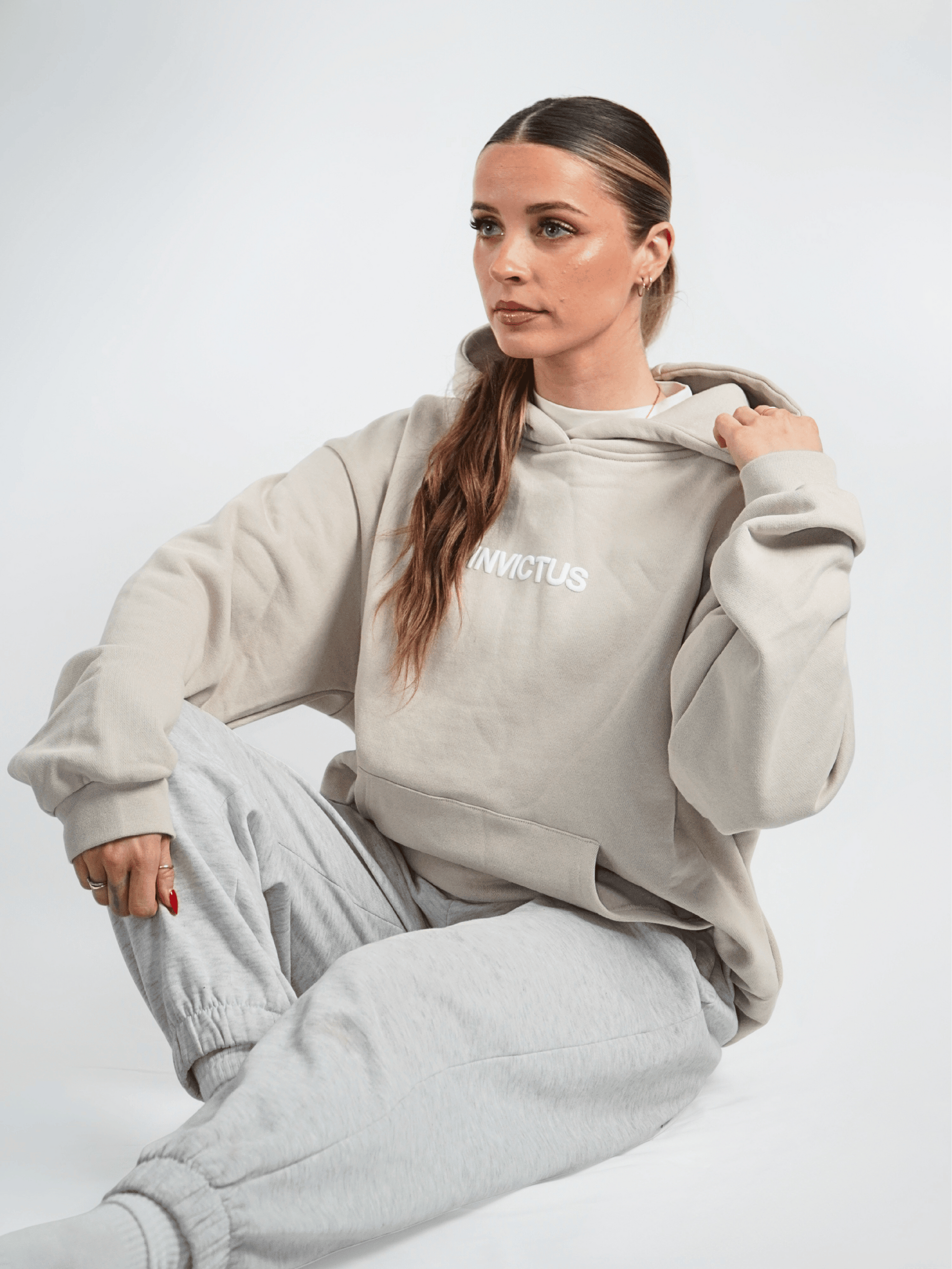 Beige Classic Hoodie