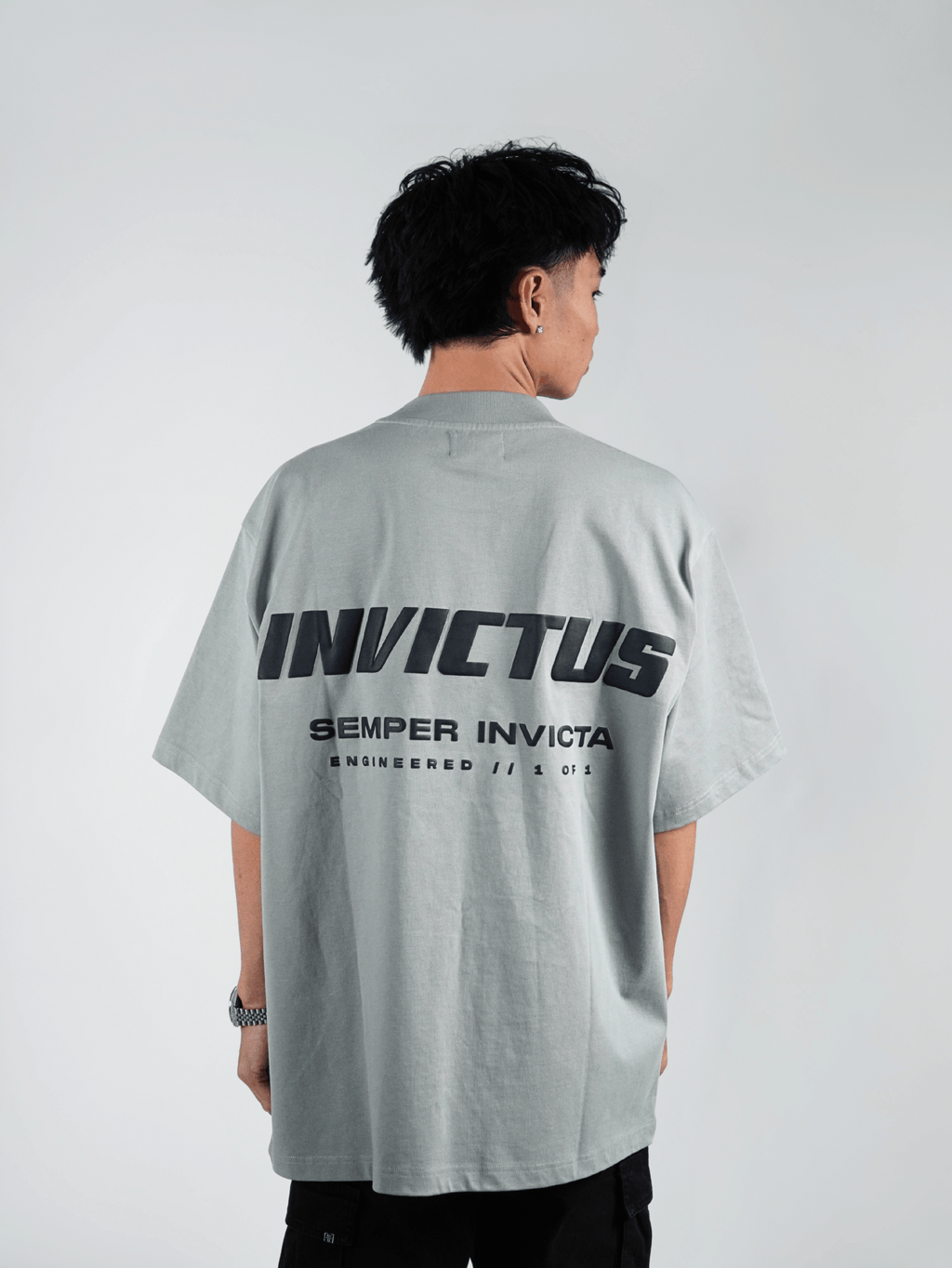 Grey "Semper Invicta" Tee