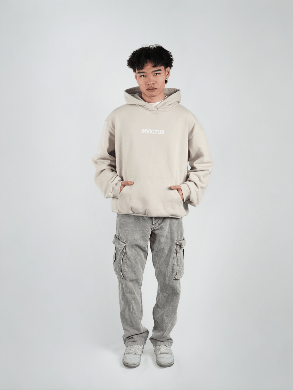 Beige Classic Hoodie