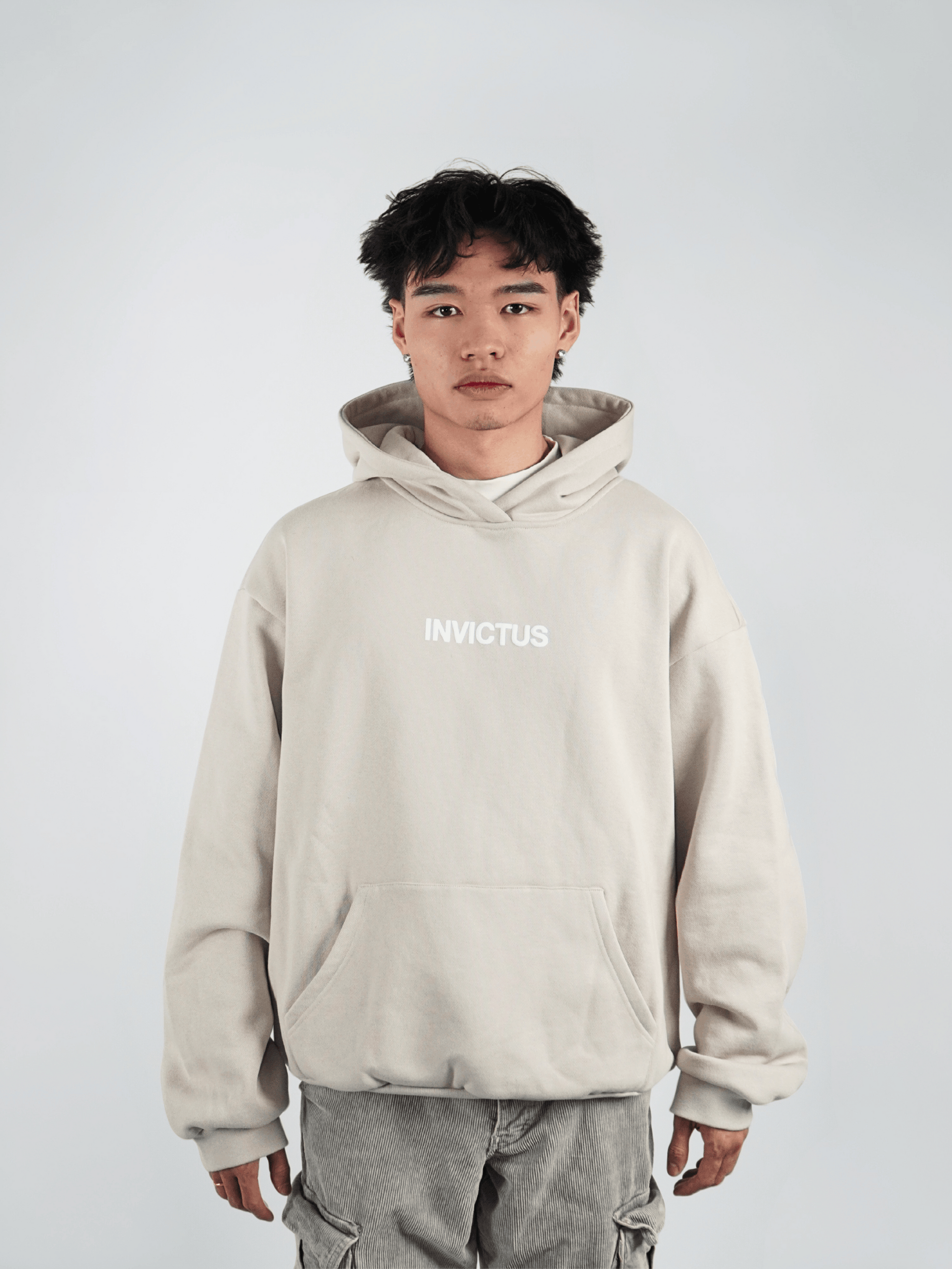 Beige Classic Hoodie
