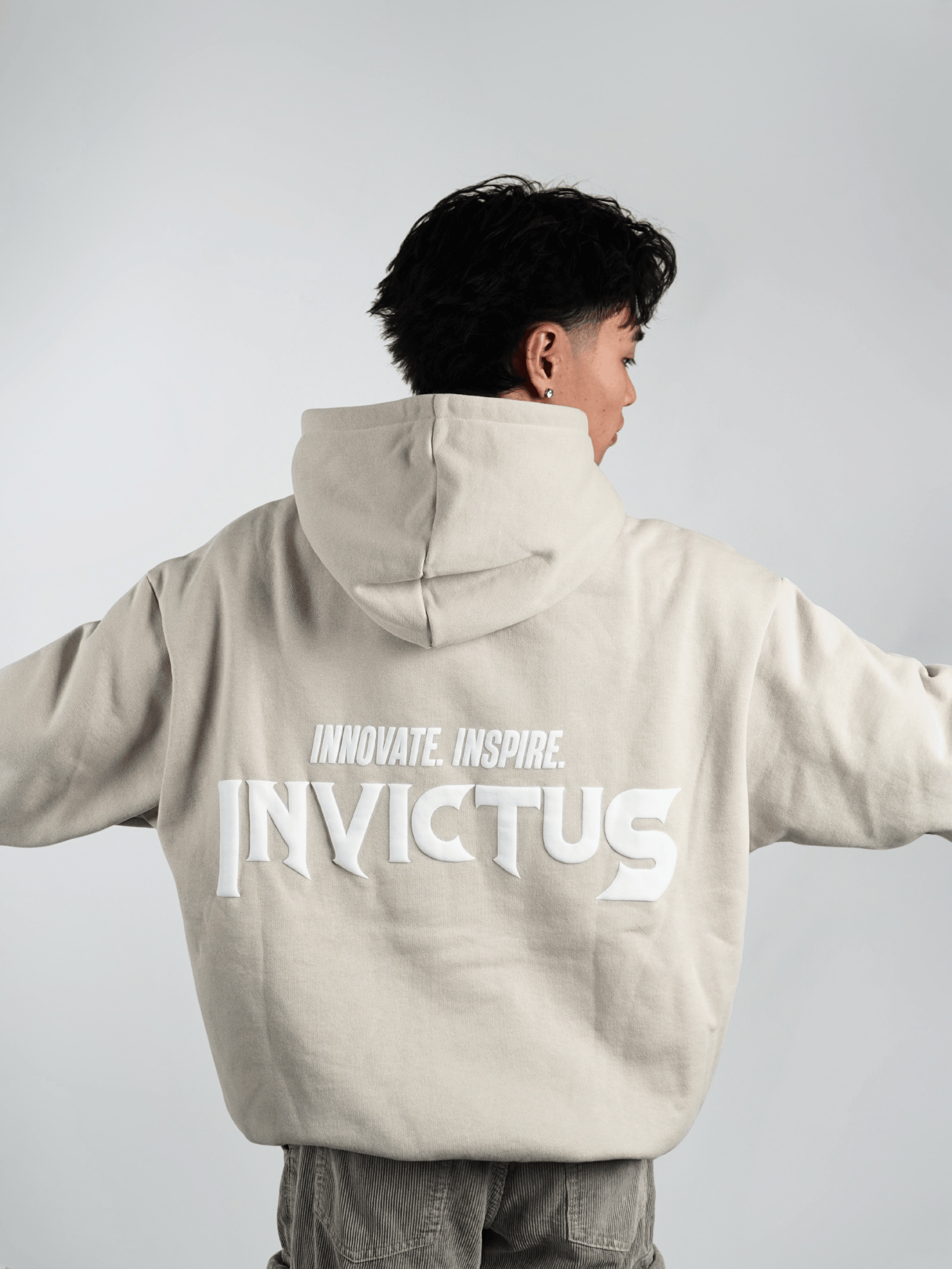Beige Classic Hoodie